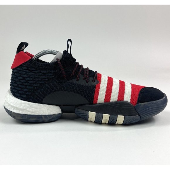 Adidas Trae Young 2 Chinese New Year Mens Red Black Shoes Sneakers IF2163 - Picture 5 of 10